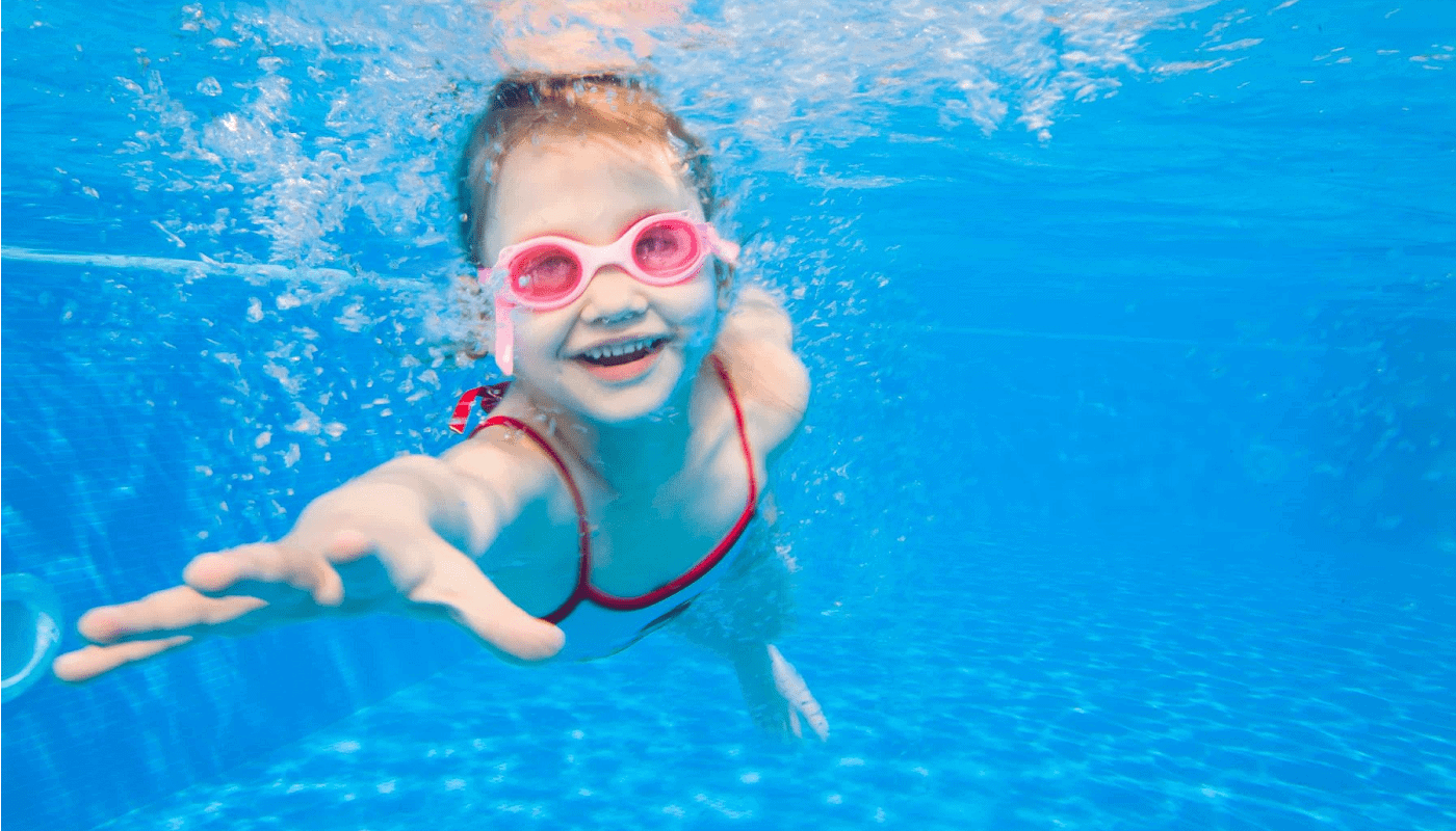 Kids private swimming lesson