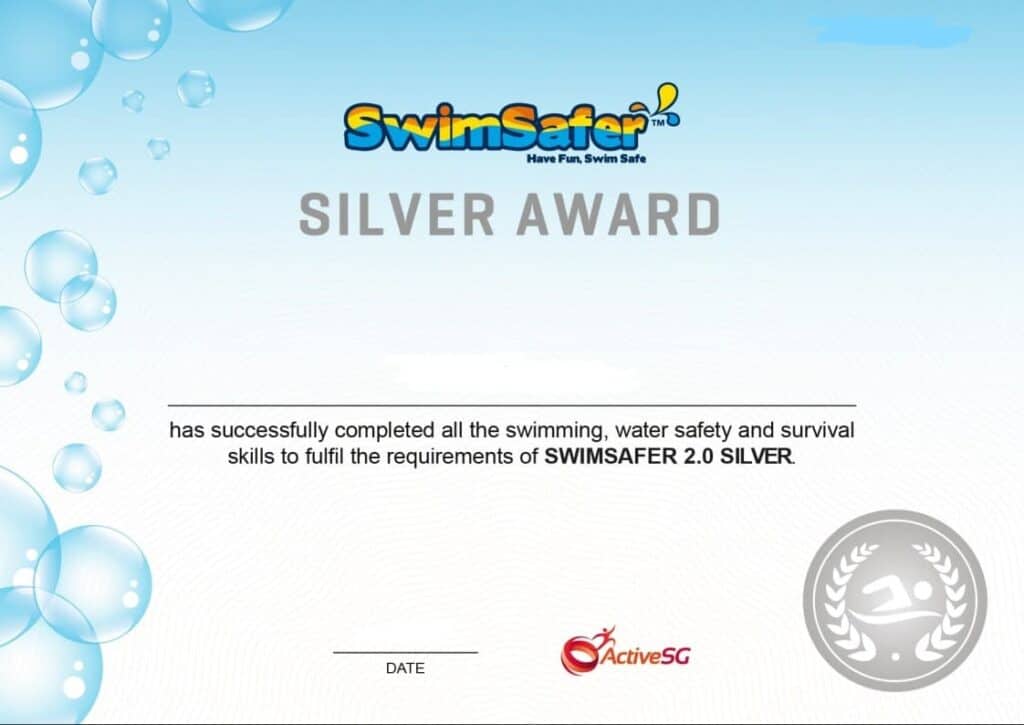 SwimSafer Stage 5 Silver certification Program, 